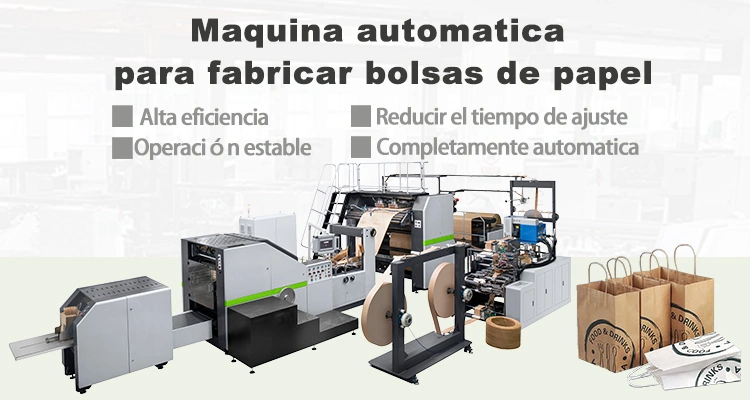 Rokin Brand Alimentacion Del Eje De Aire Bolsas De Hotel Completamente Automatico Maquina PARA Hacer Bolsas De Papel PARA Alimentos Machine