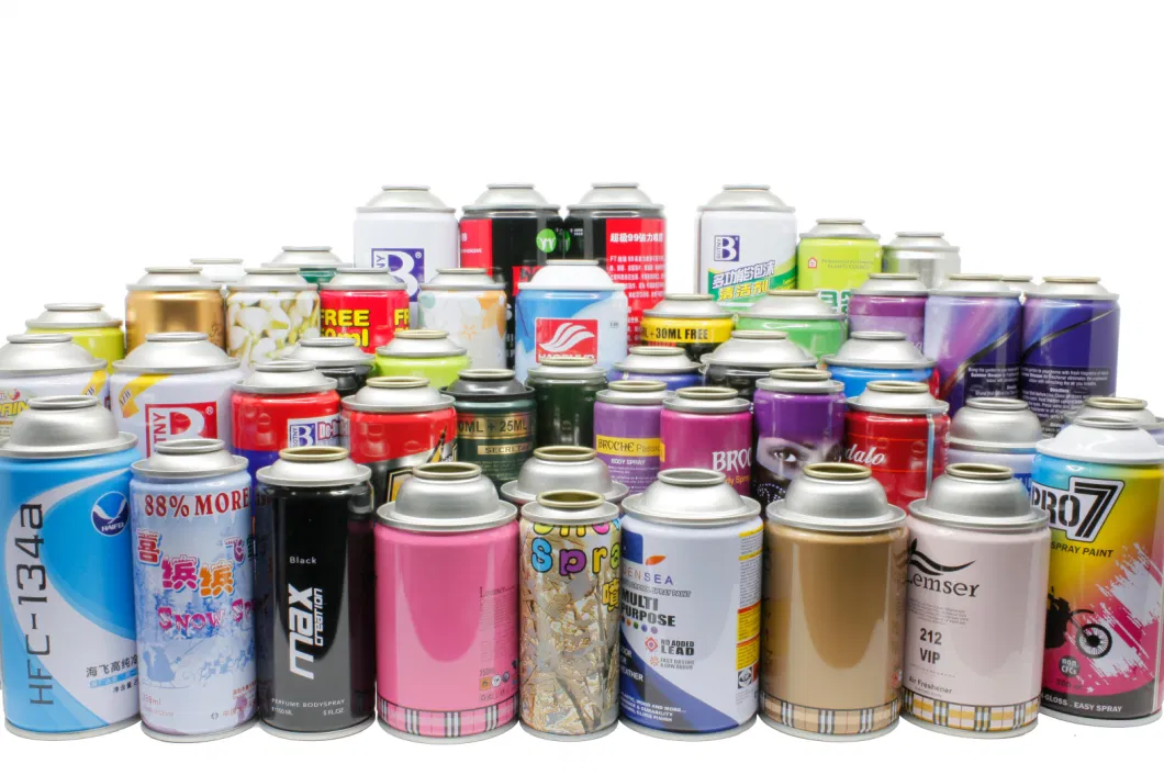 Custom Size Empty Cmyk Tinplate Aerosol Can for Paint Spray